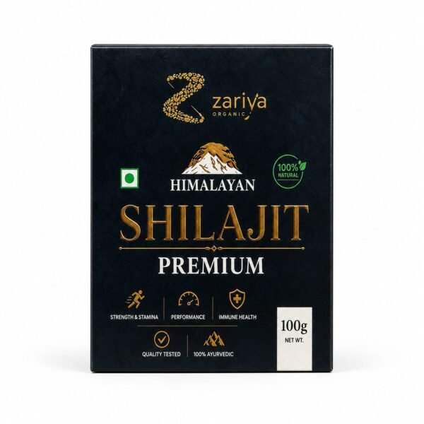 38 شيلاجيت هيمالايا بريميوم – Zariva Organic Himalayan Shilajit 100 غ