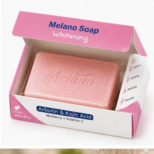 صابونة ميلانو للتفتيح – Melano Soap Whitening - boite-ouverte-savon-visible صابونة ميلانو للتفتيح – Melano Soap Whitening - boite-ouverte-savon-visible
