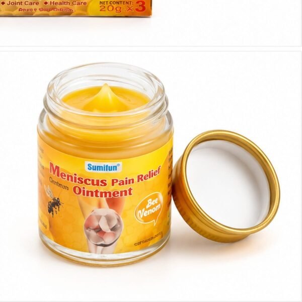 مرهم سم النحل للمفاصل – Sumifun Meniscus Pain Relief Ointment - pot-ouvert-contenu-visible مرهم سم النحل للمفاصل – Sumifun Meniscus Pain Relief Ointment - pot-ouvert-contenu-visible