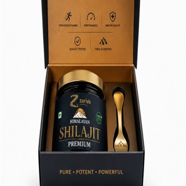 شيلاجيت هيمالايا بريميوم – Zariva Organic Himalayan Shilajit - packaging-ouvert-contenu-visible شيلاجيت هيمالايا بريميوم – Zariva Organic Himalayan Shilajit - packaging-ouvert-contenu-visible